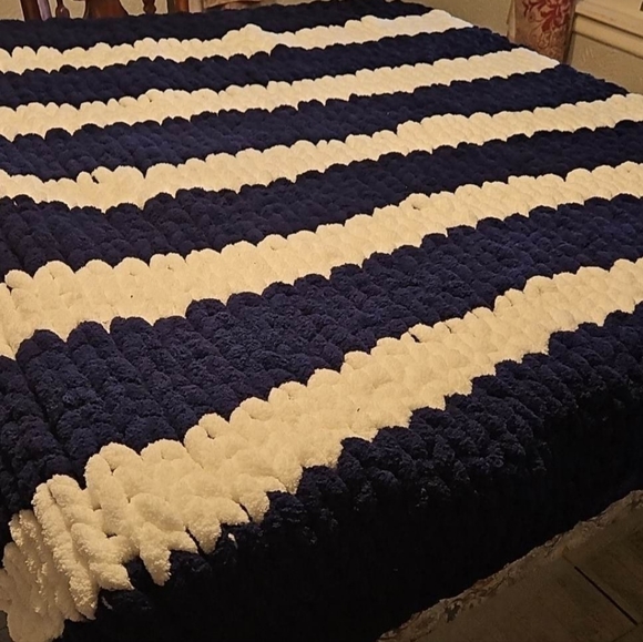 Chunky Knit Blanket - Picture 2 of 8